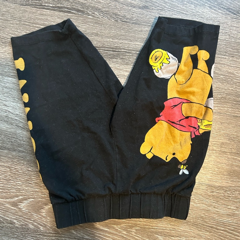 Disney Black and Yellow Sweatpants for Cozy Comfort